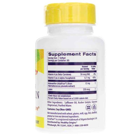 Astaxanthin Triple Strength 12 Mg, HLO